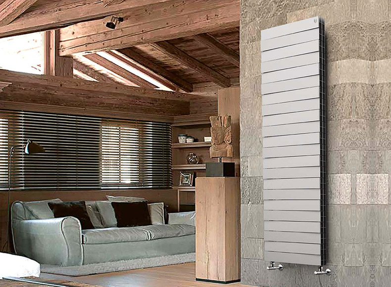 Радиатор биметаллический Royal Thermo Piano Forte Tower Silver Satin 22 секции